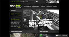 Desktop Screenshot of highjump.es